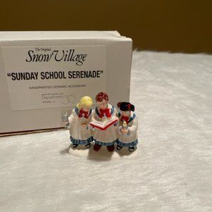Department 56 "Sunday School Serenade:, The Snow Village